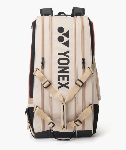 YONEX GEARLOGIC RACQUET BAG 9 pcs Beige Yonex