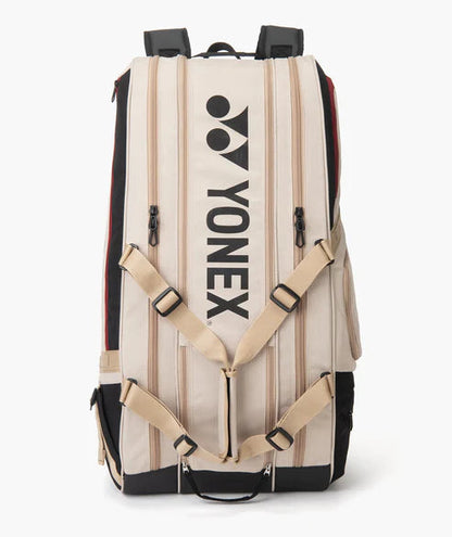 YONEX GEARLOGIC RACQUET BAG 9 pcs Beige Yonex