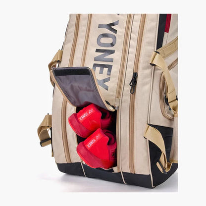 YONEX GEARLOGIC RACQUET BAG 9 pcs Beige Yonex