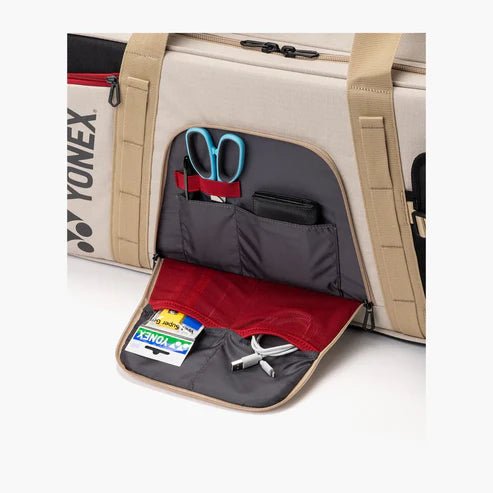 YONEX GEARLOGIC TOURNAMENT BAG Beige Yonex