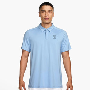 NikeCourt Advantage Men's Dri-FIT Tennis Polo Star Blue