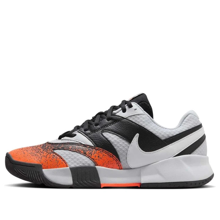 Nike-Court Lite 4 Premium 'Pure Platinum Black Hyper Crimson' Nike
