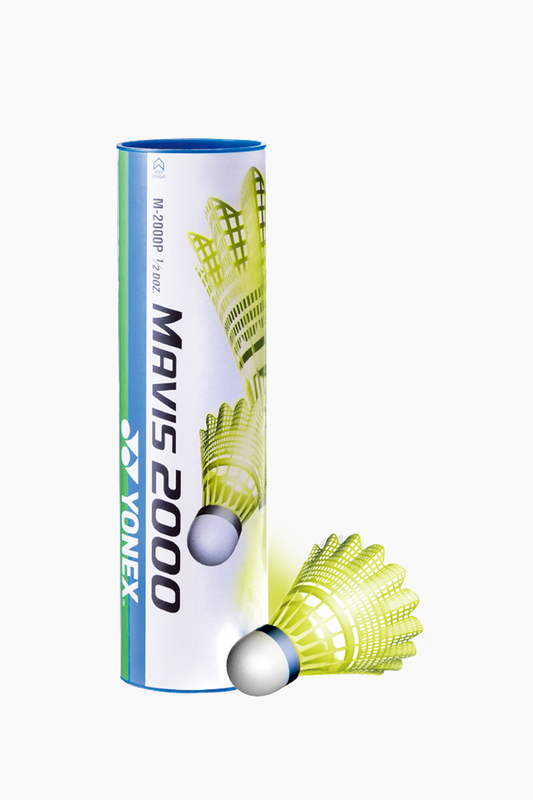 Yonex Mavis 2000 Badminton Nylon Shuttlecock - pack of 6  (yellow) Yonex