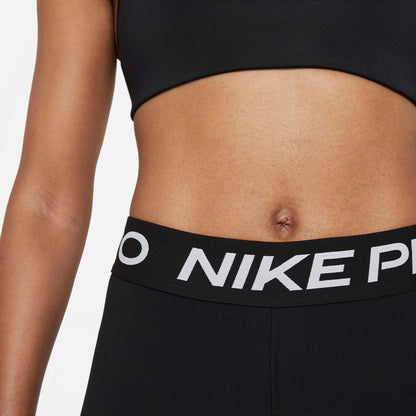 Nike Pro Women's Mid-Rise Crop Mesh Panel Leggings