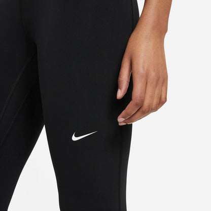 Nike Pro Women's Mid-Rise Crop Mesh Panel Leggings