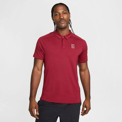 NikeCourt Advantage Men's Dri-FIT Tennis Polo Team Red