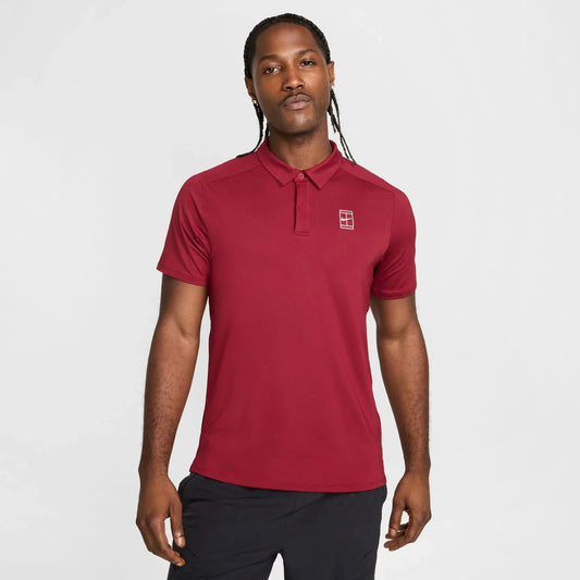 NikeCourt Advantage Men's Dri-FIT Tennis Polo Team Red Nike