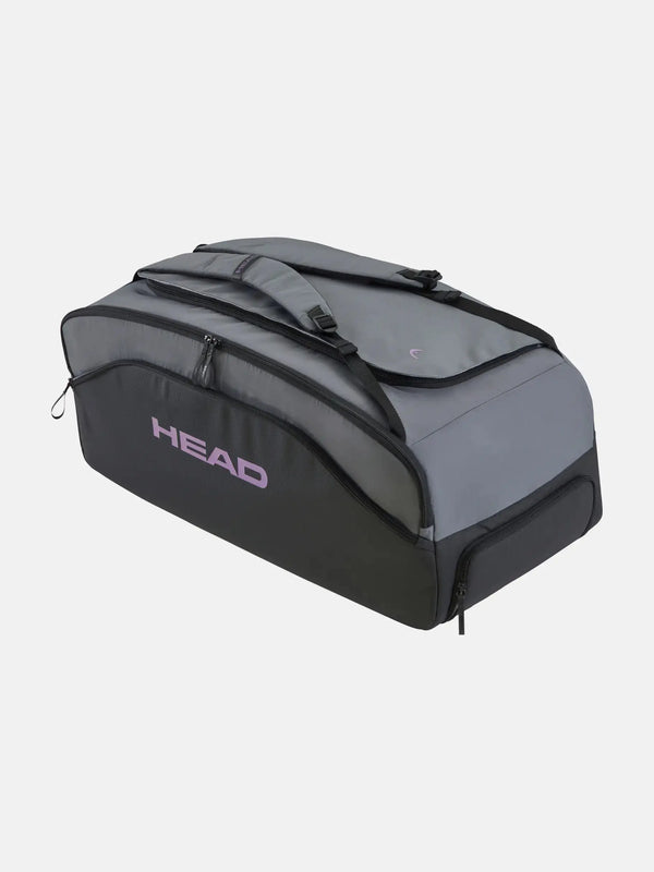HEAD Pro X Duffle Racquet Tennis Bag L (Black/Dark Grey) Head