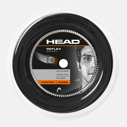 HEAD REFLEX Squash Strings 110m Reel