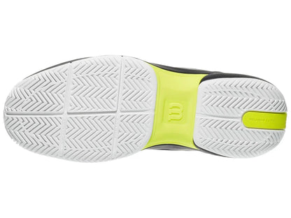 Wilson Rush Lite 5 Men's Tennis Shoe - Black/White/Safety yellow Wilson