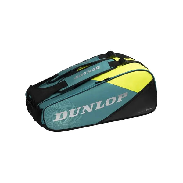 Dunlop SX-Performance Thermo 8RKT Tennis Kitbag(Black/Yellow) Dunlop