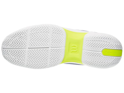 Wilson Rush Lite 5 Men's Tennis Shoe - De Ja Vu Blue/White/Safety yellow Wilson
