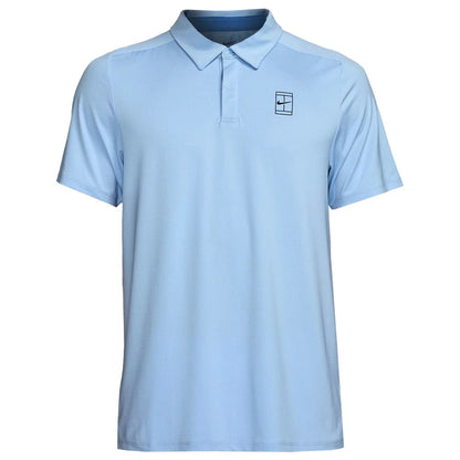 Polo de tennis NikeCourt Advantage Dri-FIT pour homme, bleu étoile