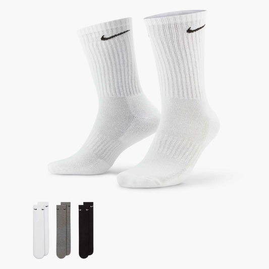 NIKE EVERYDAY PLUS CUSHIONED TRAINING CREW SOCKS (3 PAIRS)