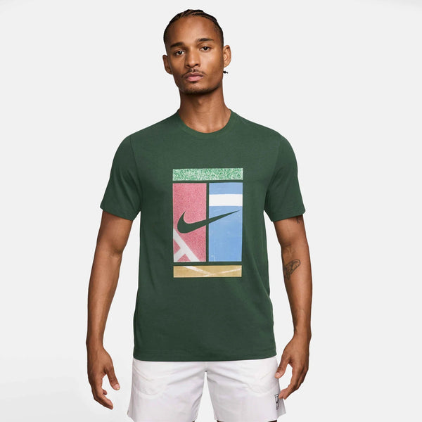 Nike Men's Dri-FIT Tee Court HO25 T-Shirt (Fir) Nike