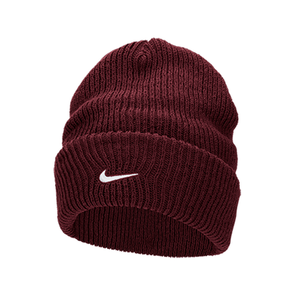 Nike Peak Tall Cuff Swoosh Beanie Knit
