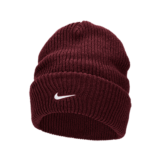 Nike Peak Tall Cuff Swoosh Beanie Knit