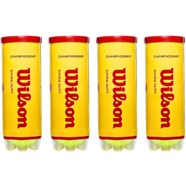 Wilson Championship Extra Duty Tennis Ball (4x3) pack Wilson