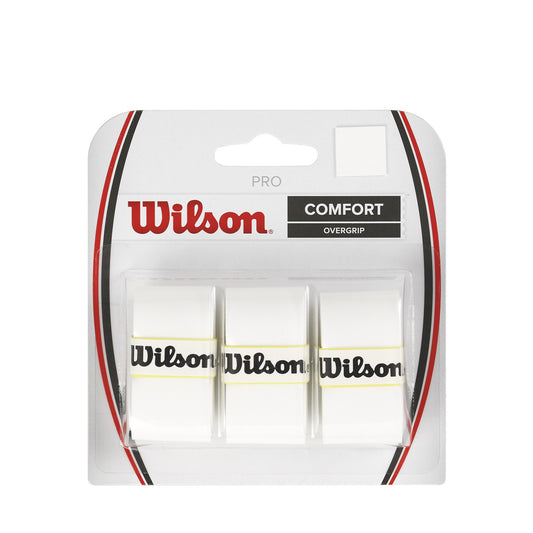 Wilson Pro Overgrip 3 Pack - White